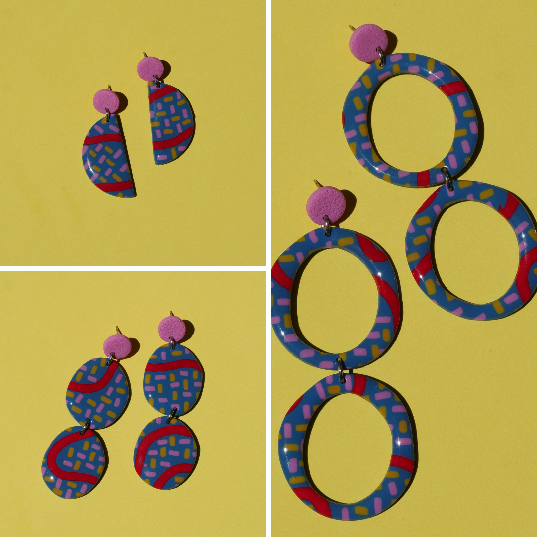 Boucles d'oreilles - Confettis | SOLDES