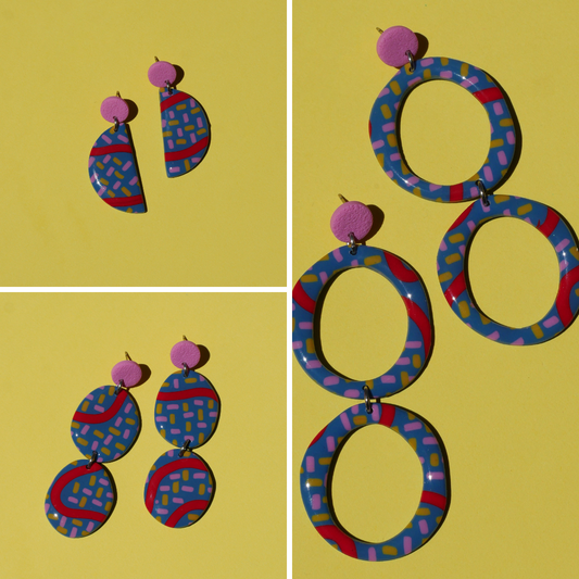 Boucles d'oreilles - Confettis | SOLDES