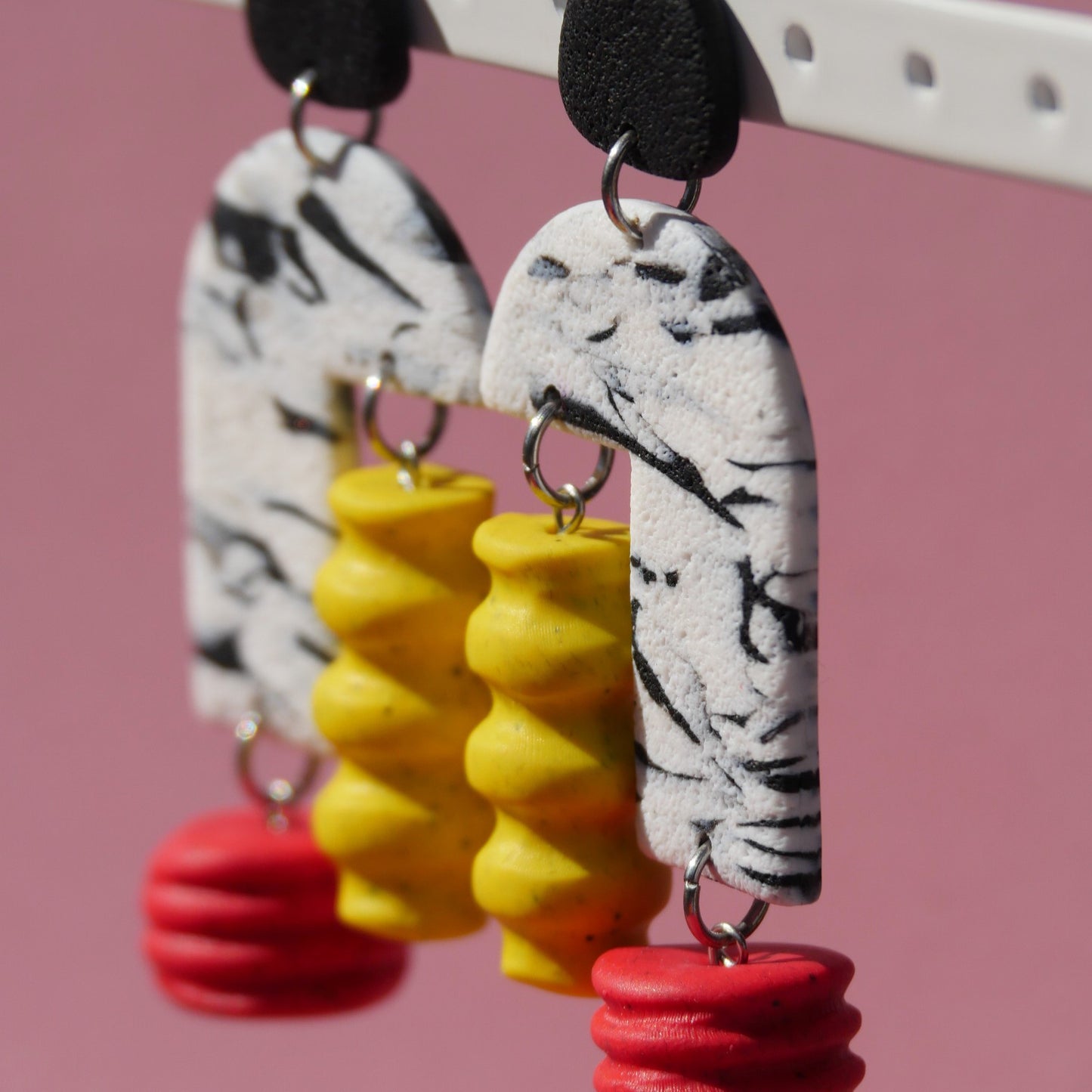 Boucles d'oreilles - Formes organiques IIV