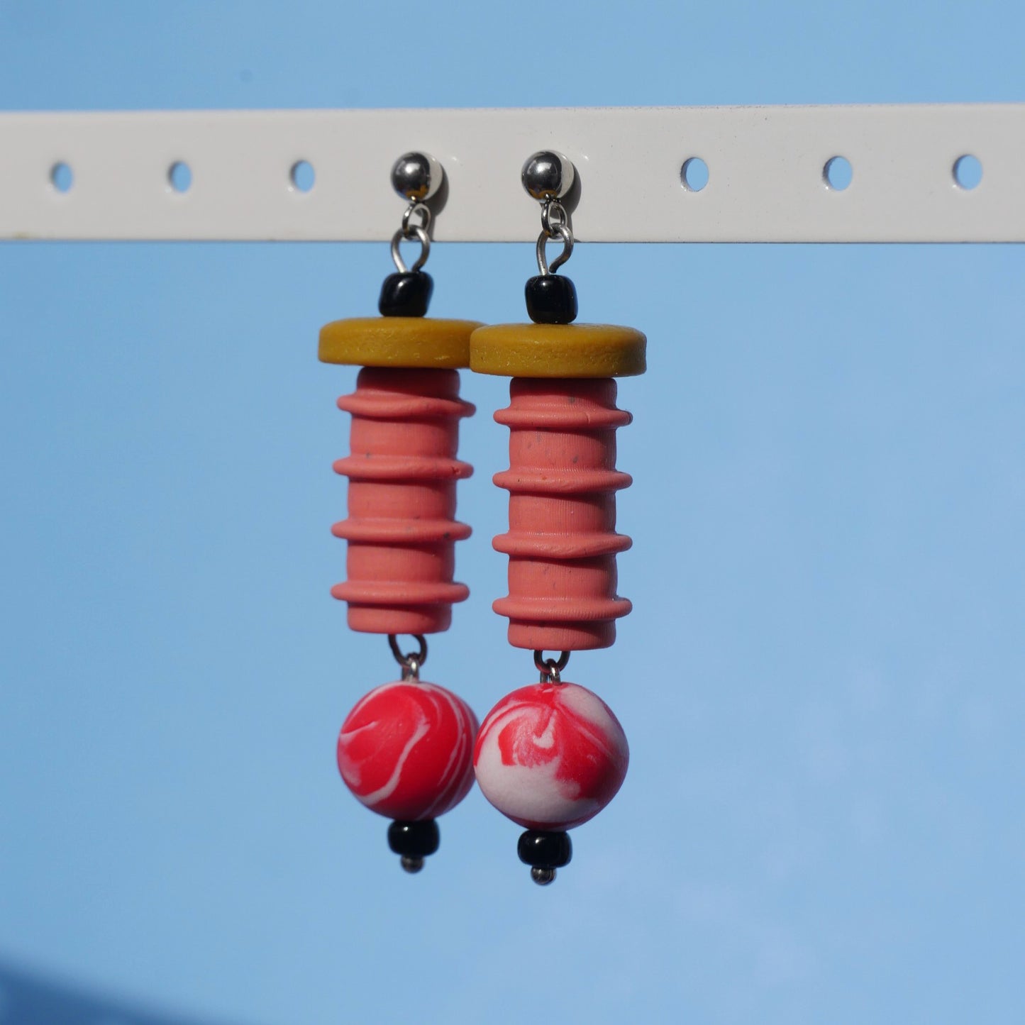 Boucles d'oreilles Guilia - Formes organiques V SOLDES