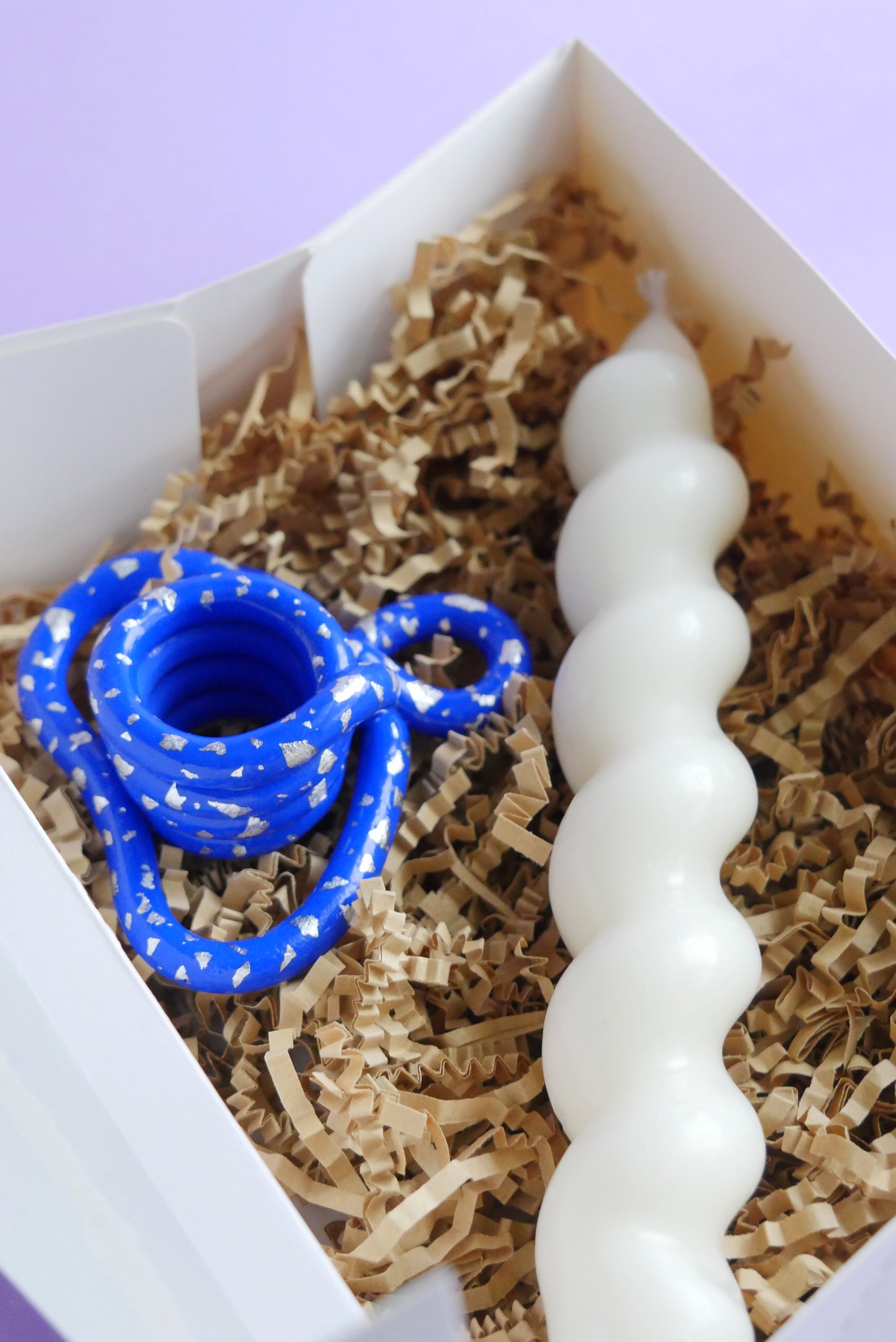 COFFRET FESTIF | Duo chandelle & bougeoir