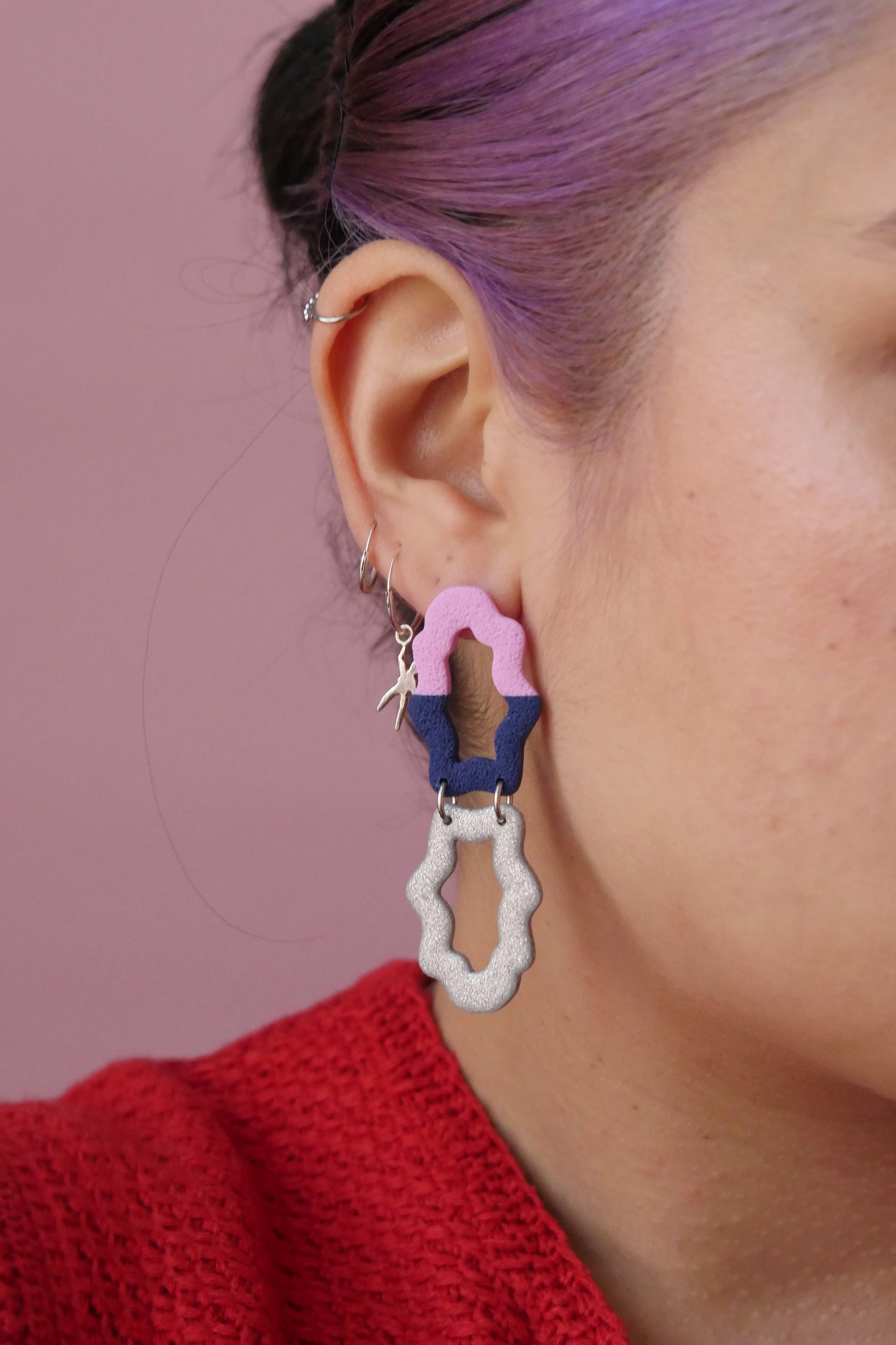 Boucles d'oreilles - Houx festif | Collection Gabie SOLDES