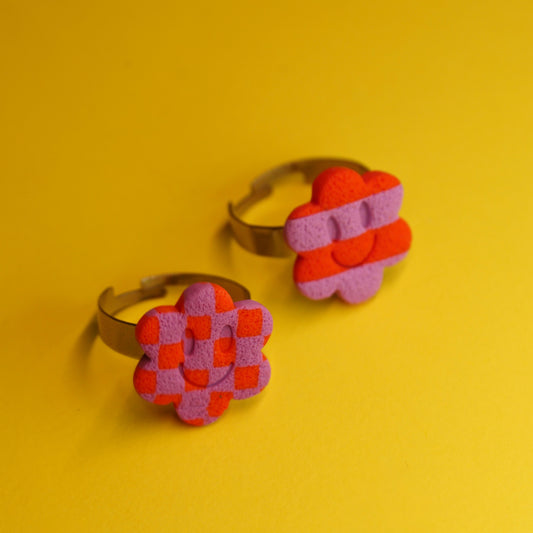 Bague happy fleur | Accessoires