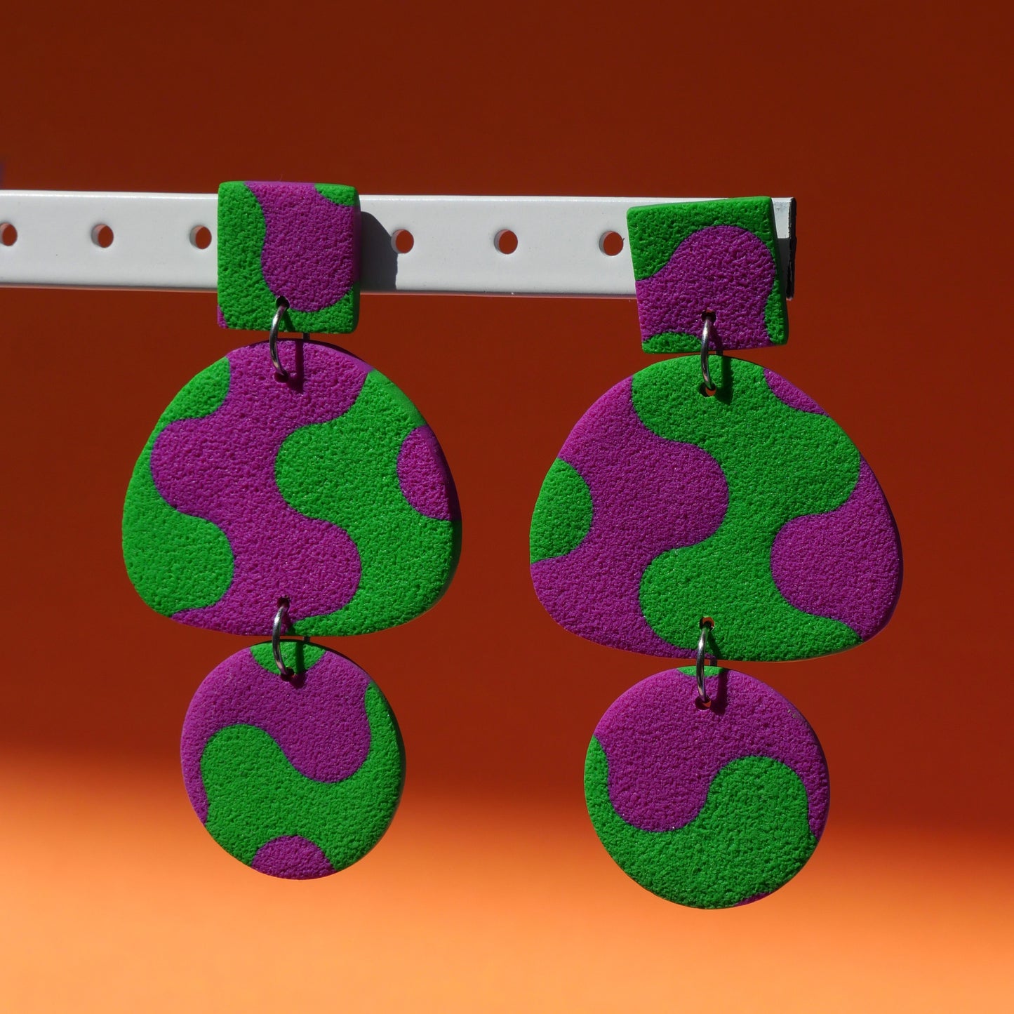 Boucles d'oreilles - Lava lampe | Collection Pam