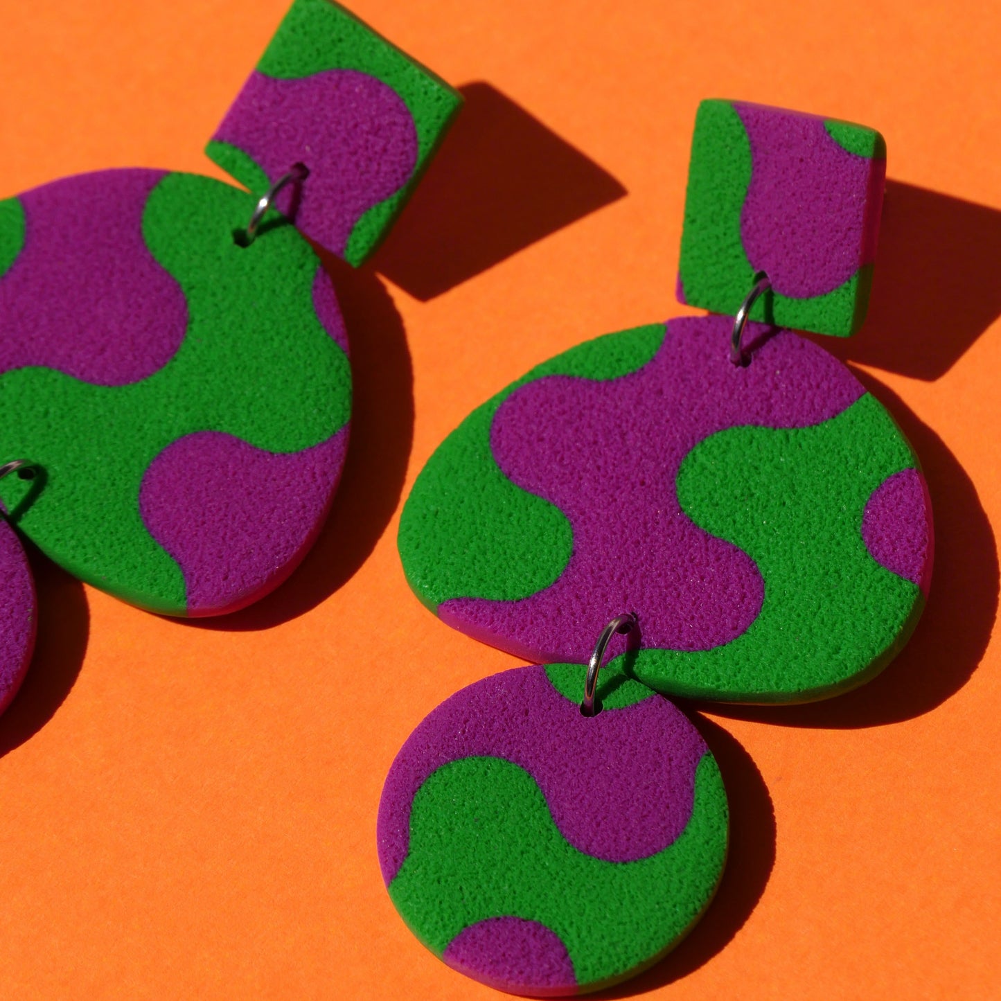 Boucles d'oreilles - Lava lampe | Collection Pam