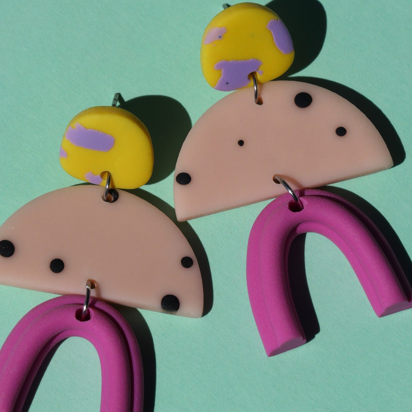 Boucles d'oreilles - Demi-lune | Collection Pam