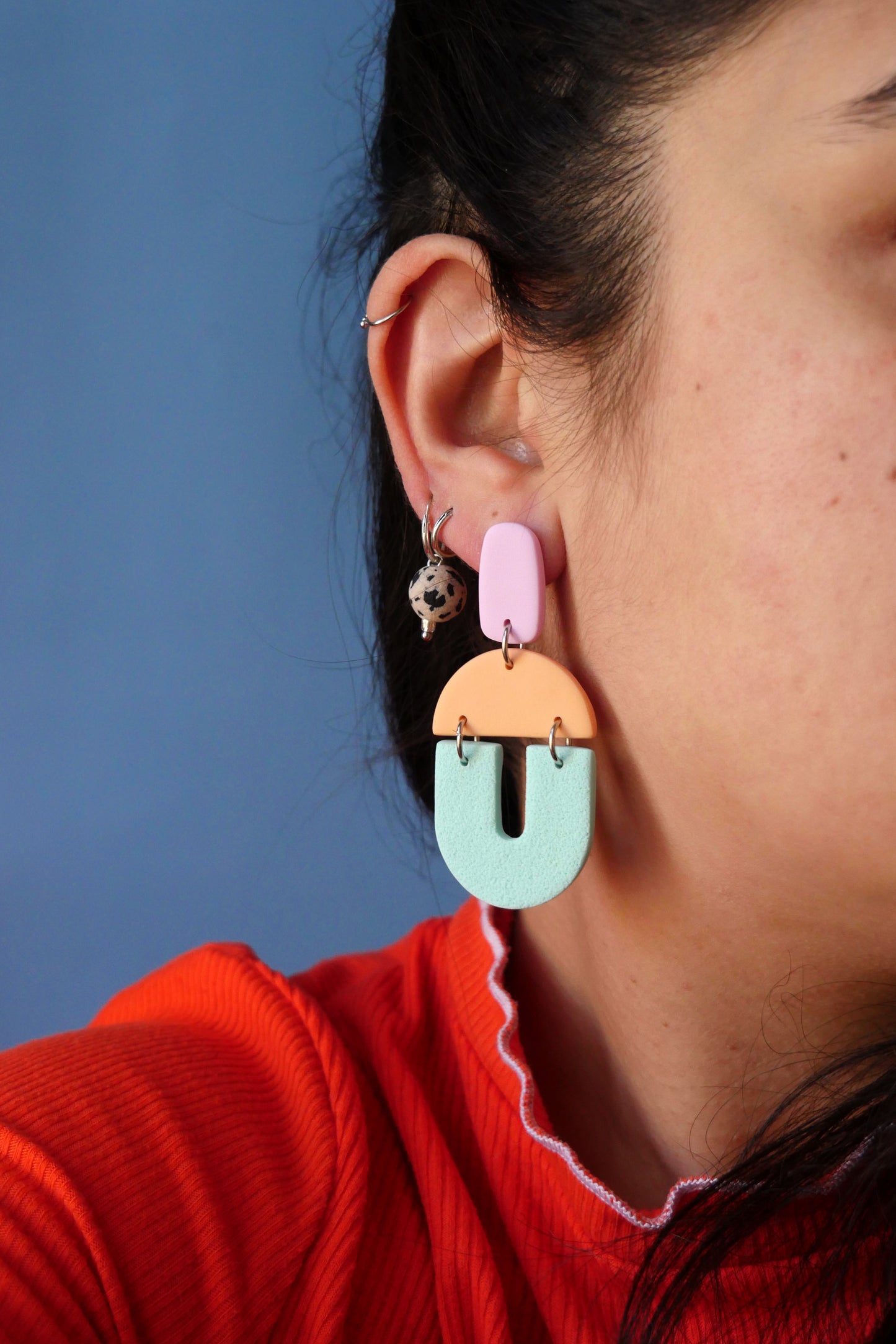 Boucles d'oreilles - Bonbon pastel | Collection Pam