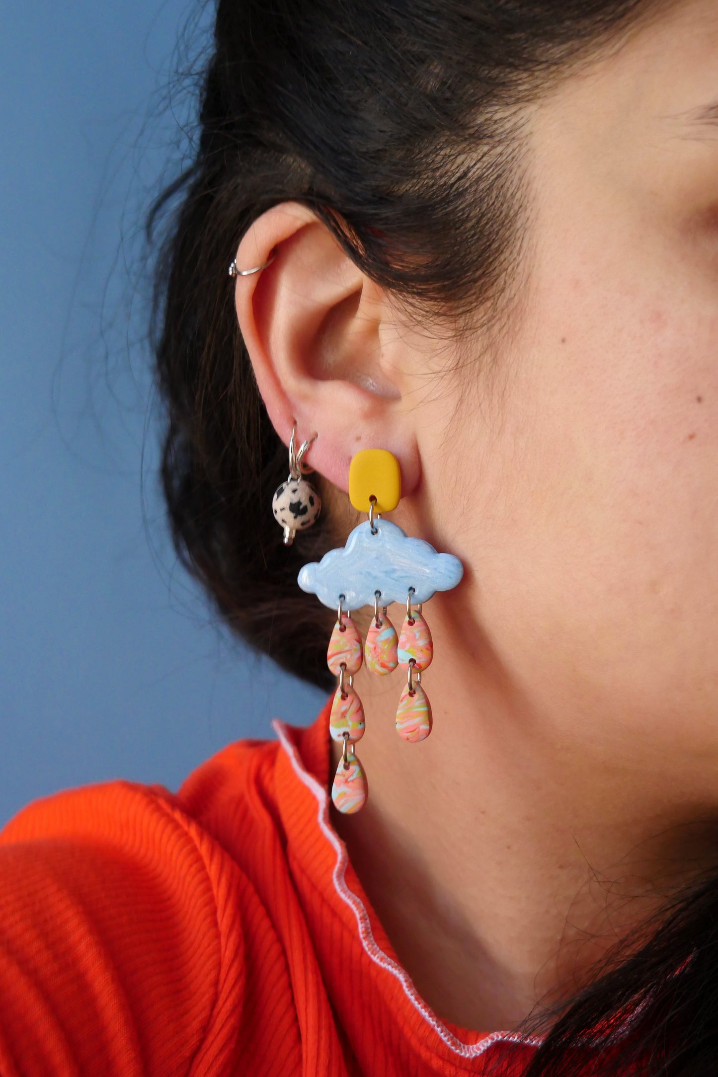 Boucles d'oreilles - Nuage | Collection Pam