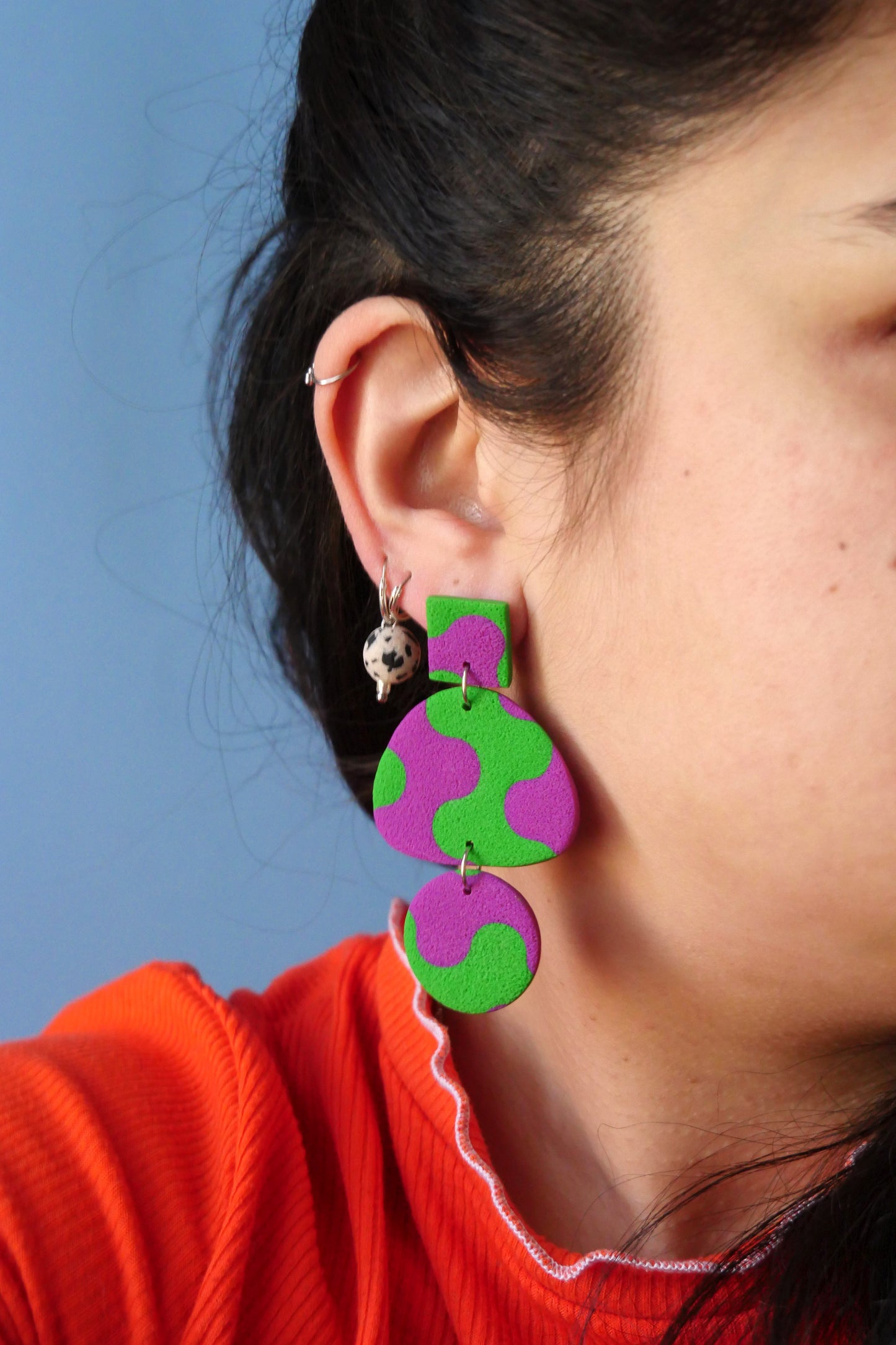 Boucles d'oreilles - Lava lampe | Collection Pam