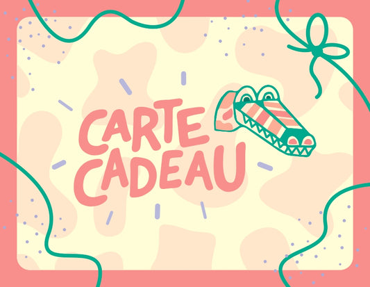 Carte cadeau - Crocodile agile