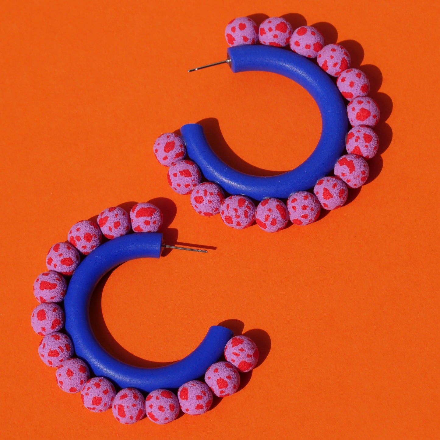 Boucles d'oreilles - Créoles Bubblegum | Collection Doris