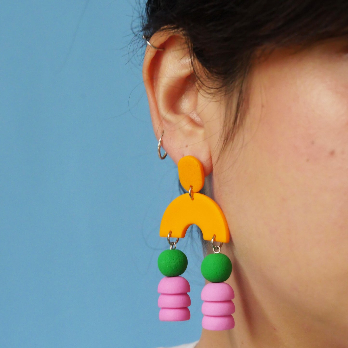Boucles d'oreilles - Formes organiques IIIV