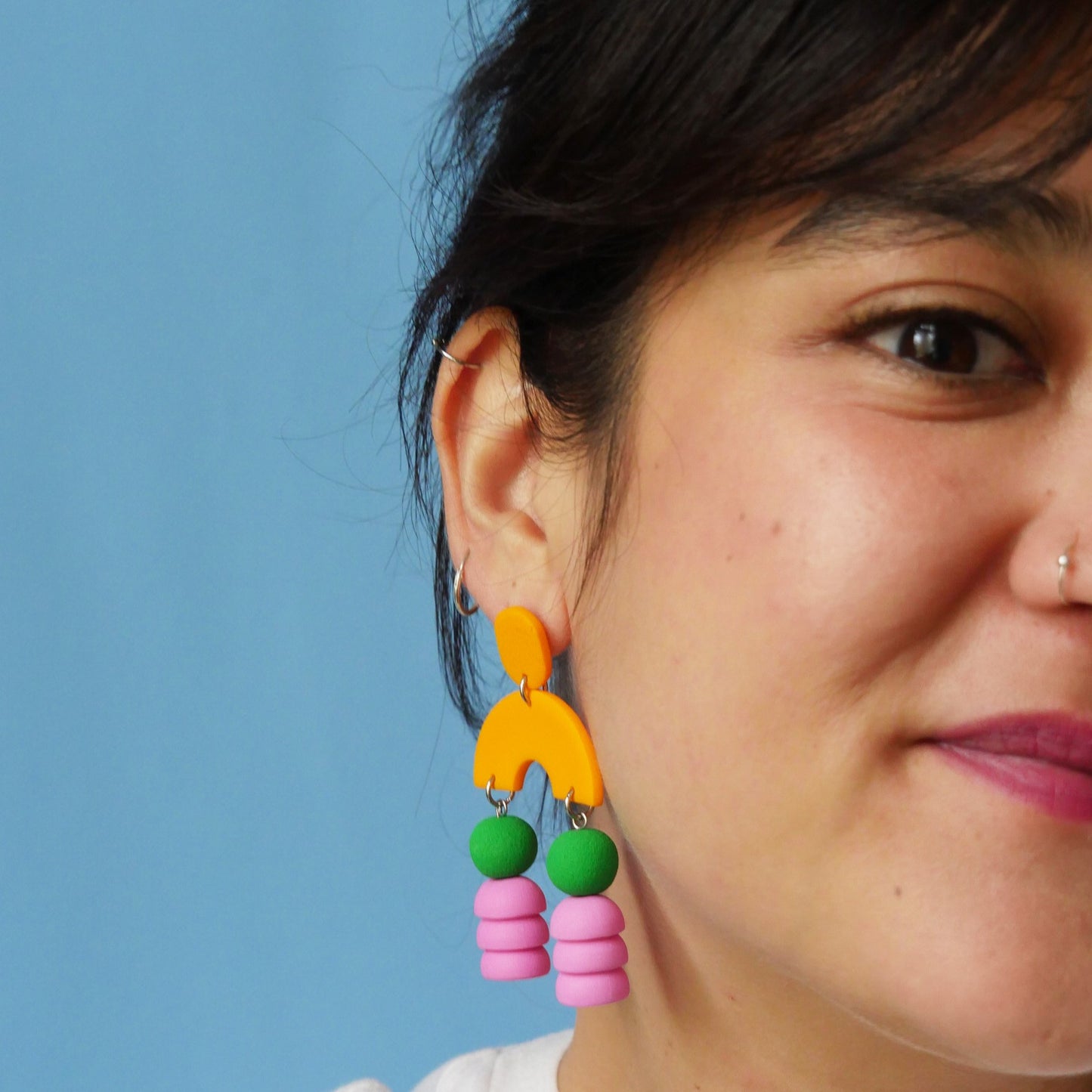 Boucles d'oreilles - Formes organiques IIIV