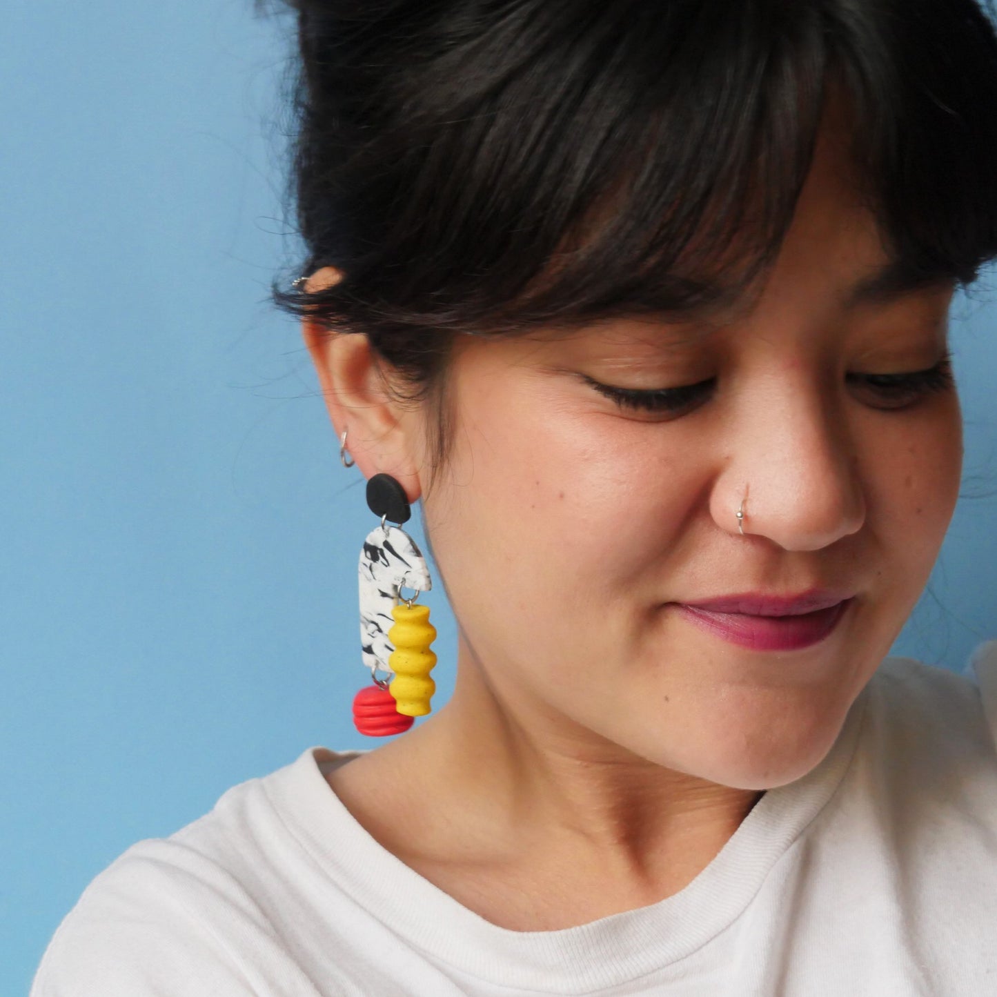 Boucles d'oreilles - Formes organiques IIV