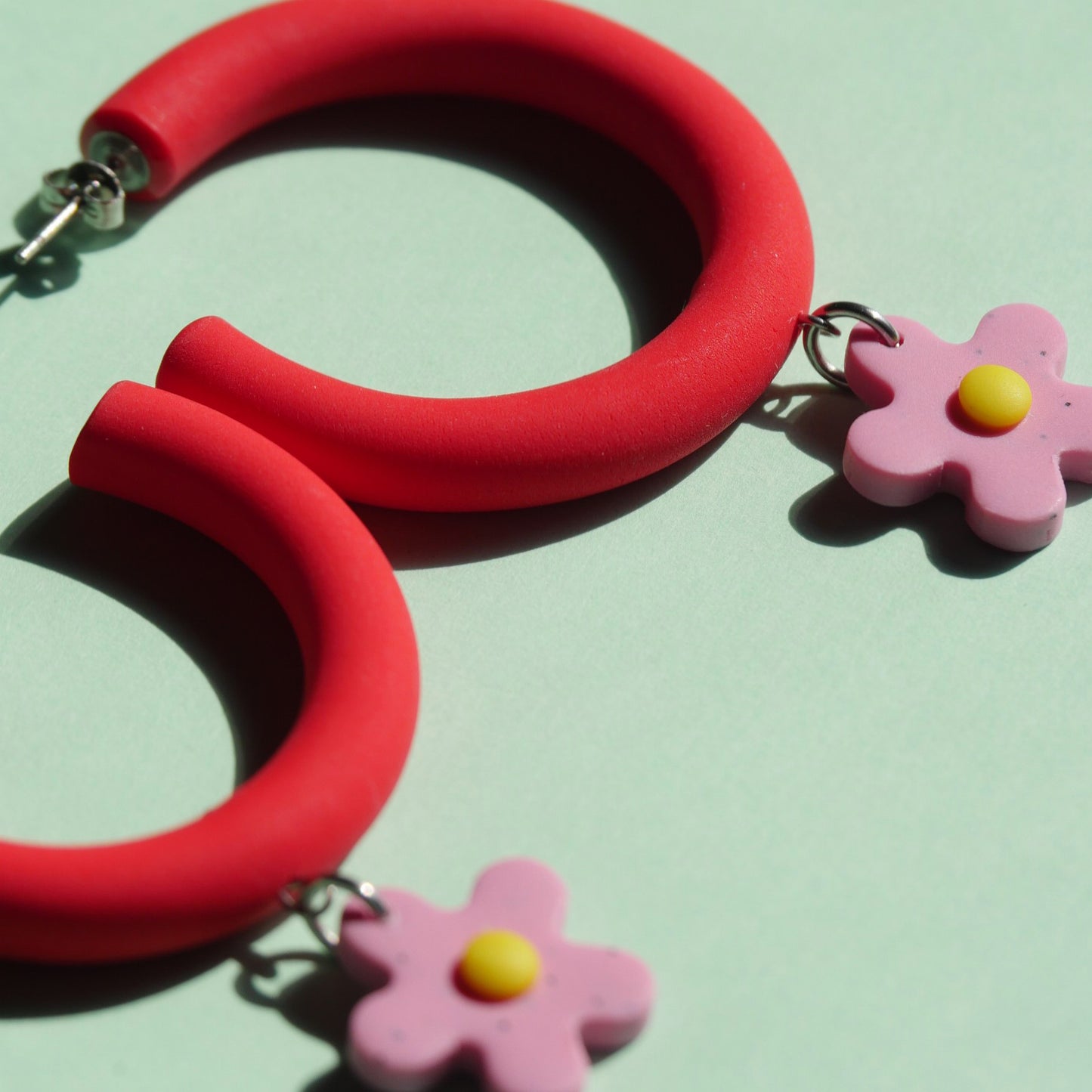 Boucles d'oreilles créole - fleurs | Collection Vickie