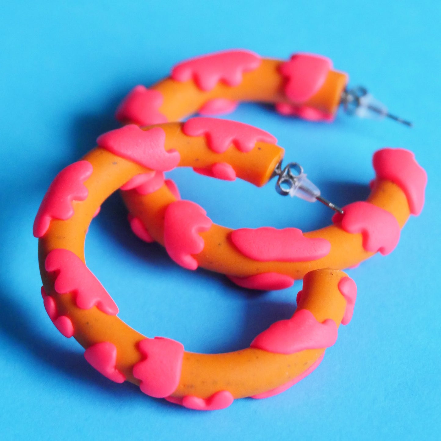 Boucles d'oreilles créoles - donuts | Collection Vickie
