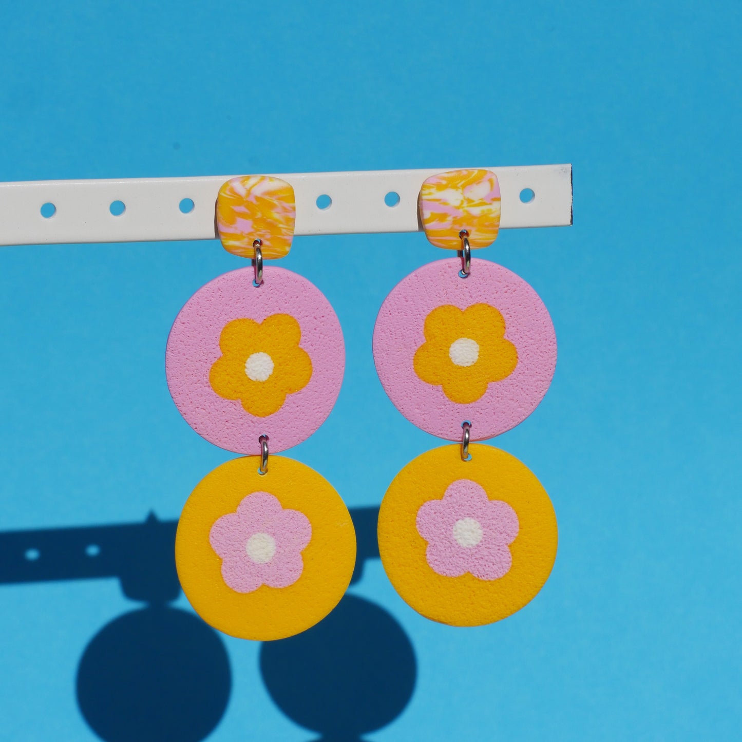 Boucles d'oreilles Pétunia - Cylindre fleurs | Collection Unique SOLDES