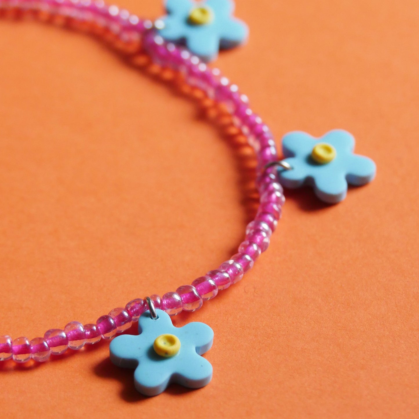 Collier en argile polymère et perles | Accessoires