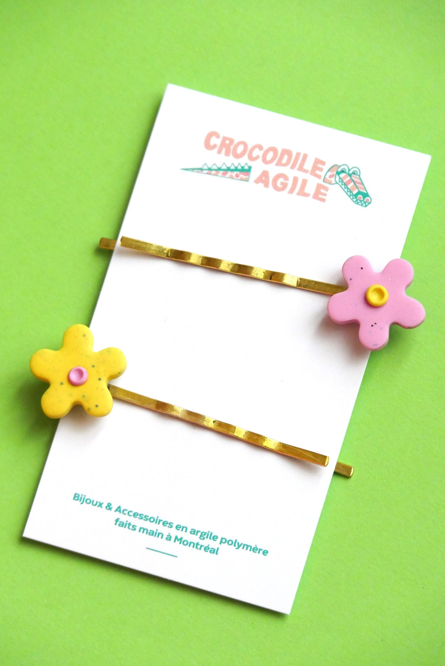 Barrette à fleur