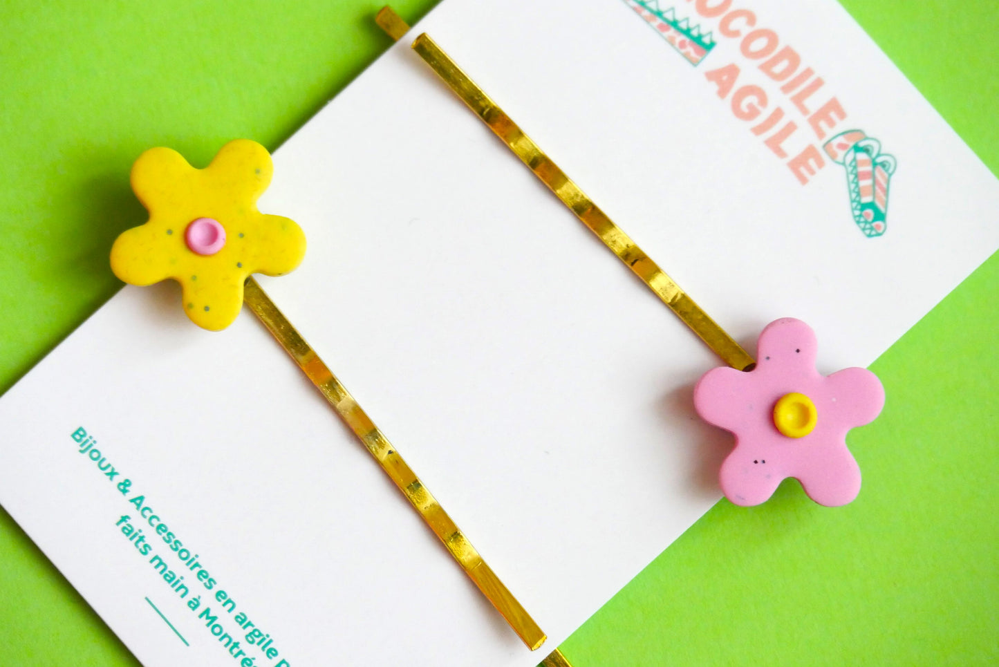 Barrette à fleur