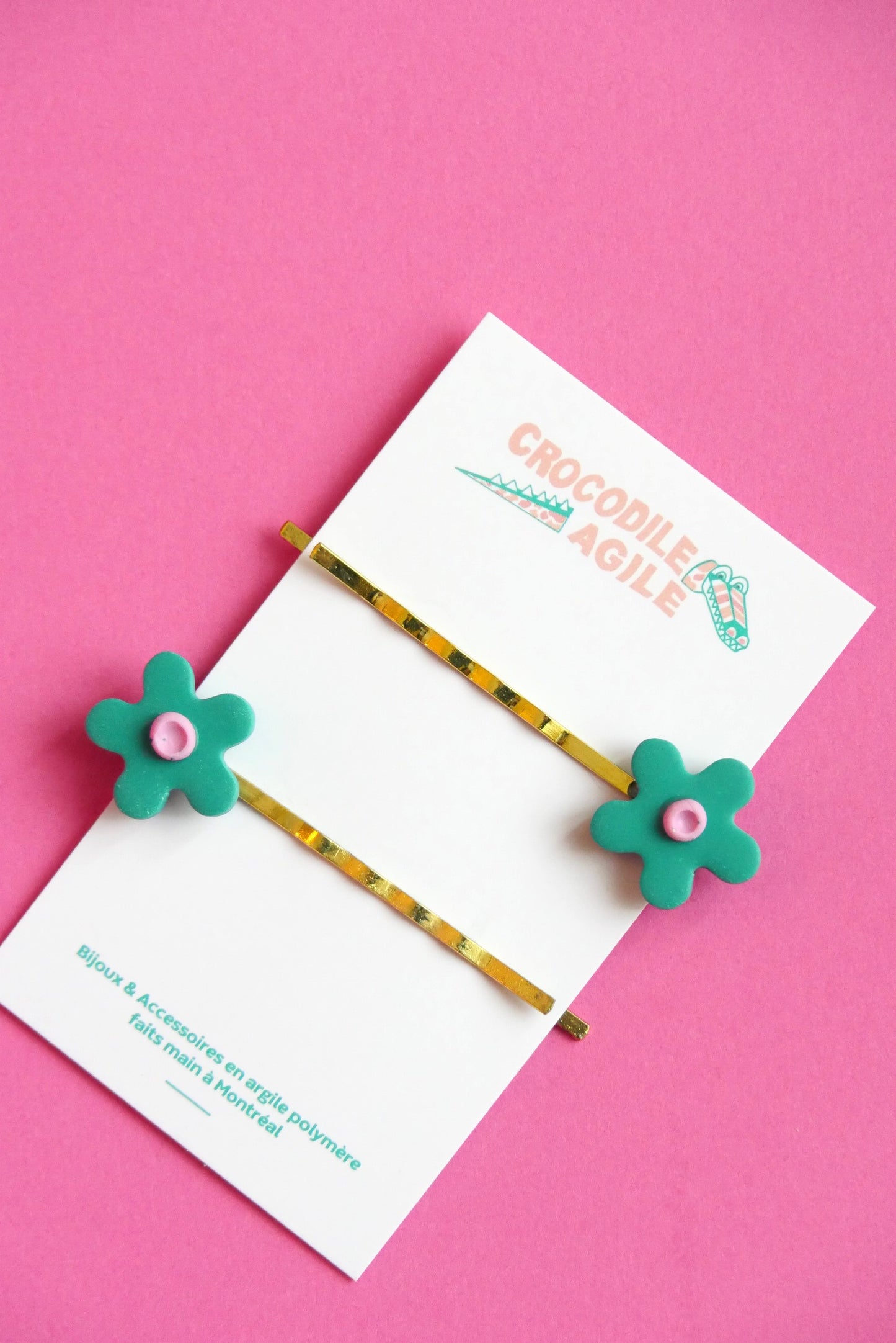 Barrette à fleur