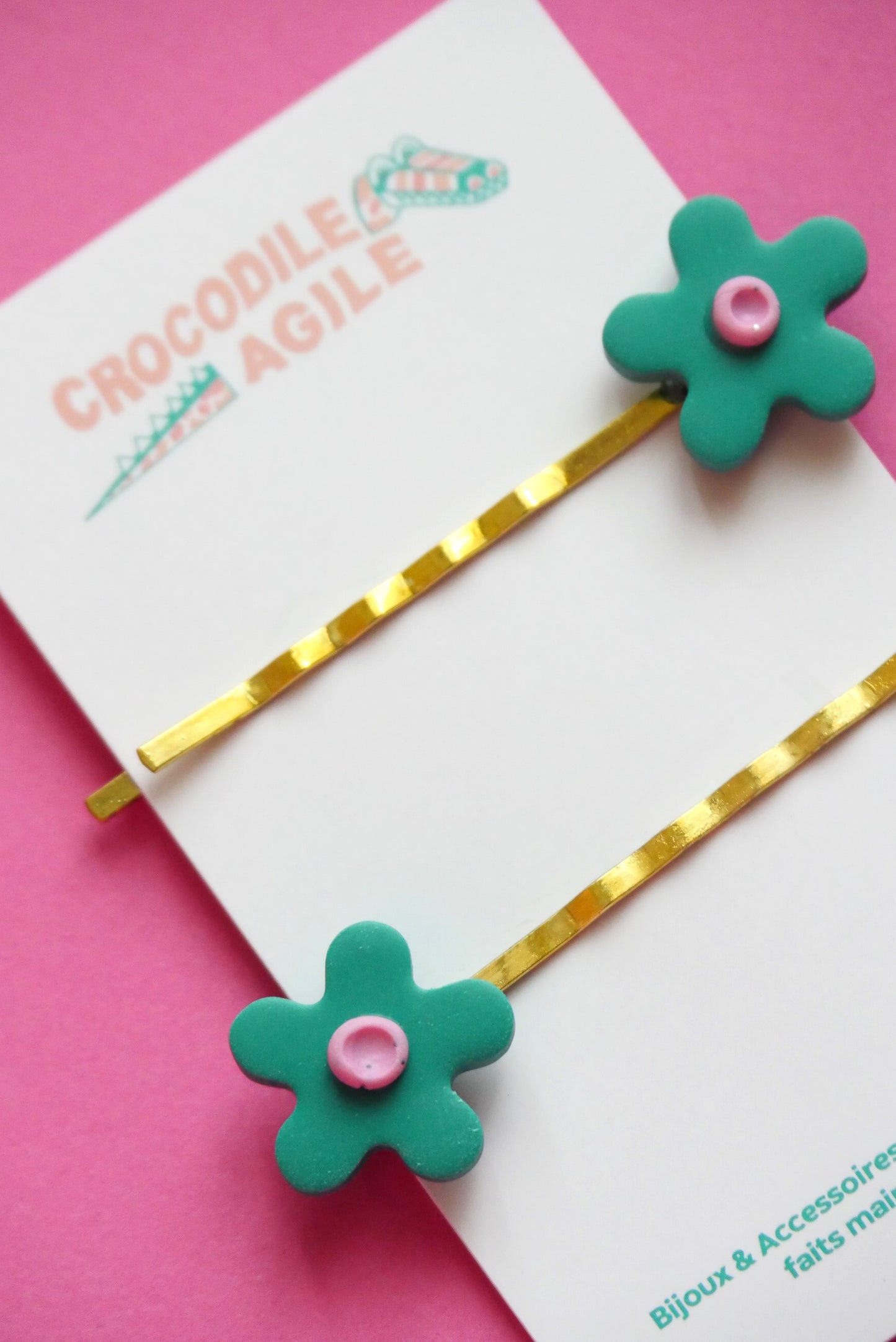 Barrette à fleur