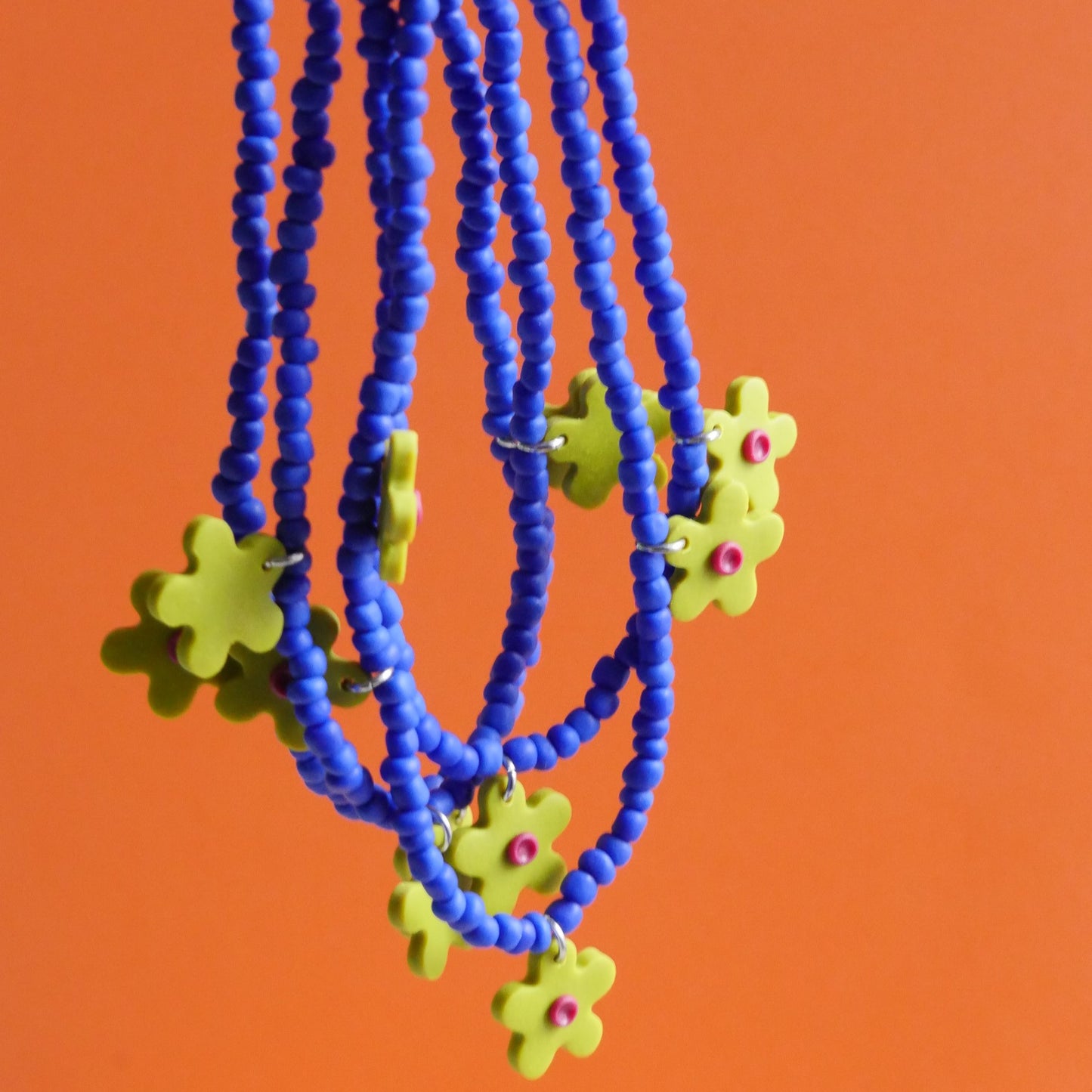 Collier en argile polymère et perles | Accessoires