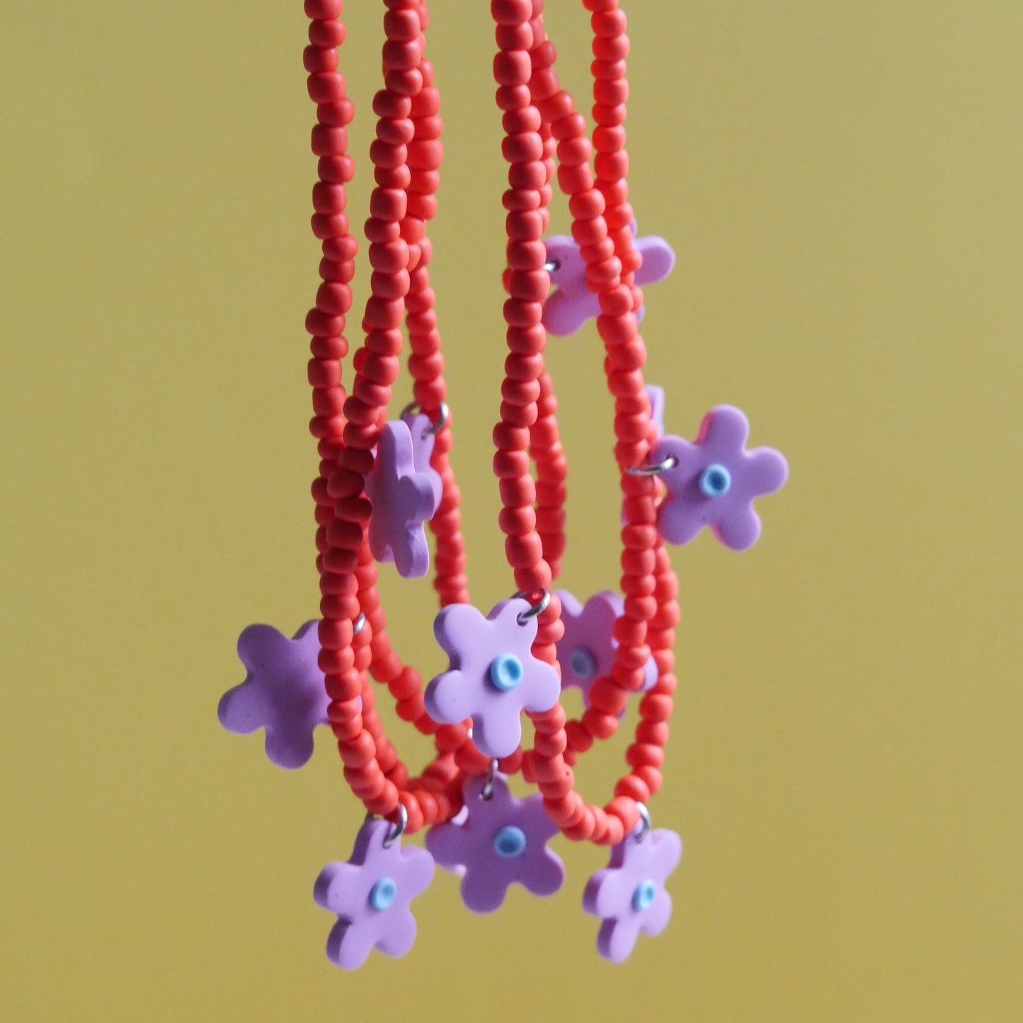 Collier en argile polymère et perles | Accessoires