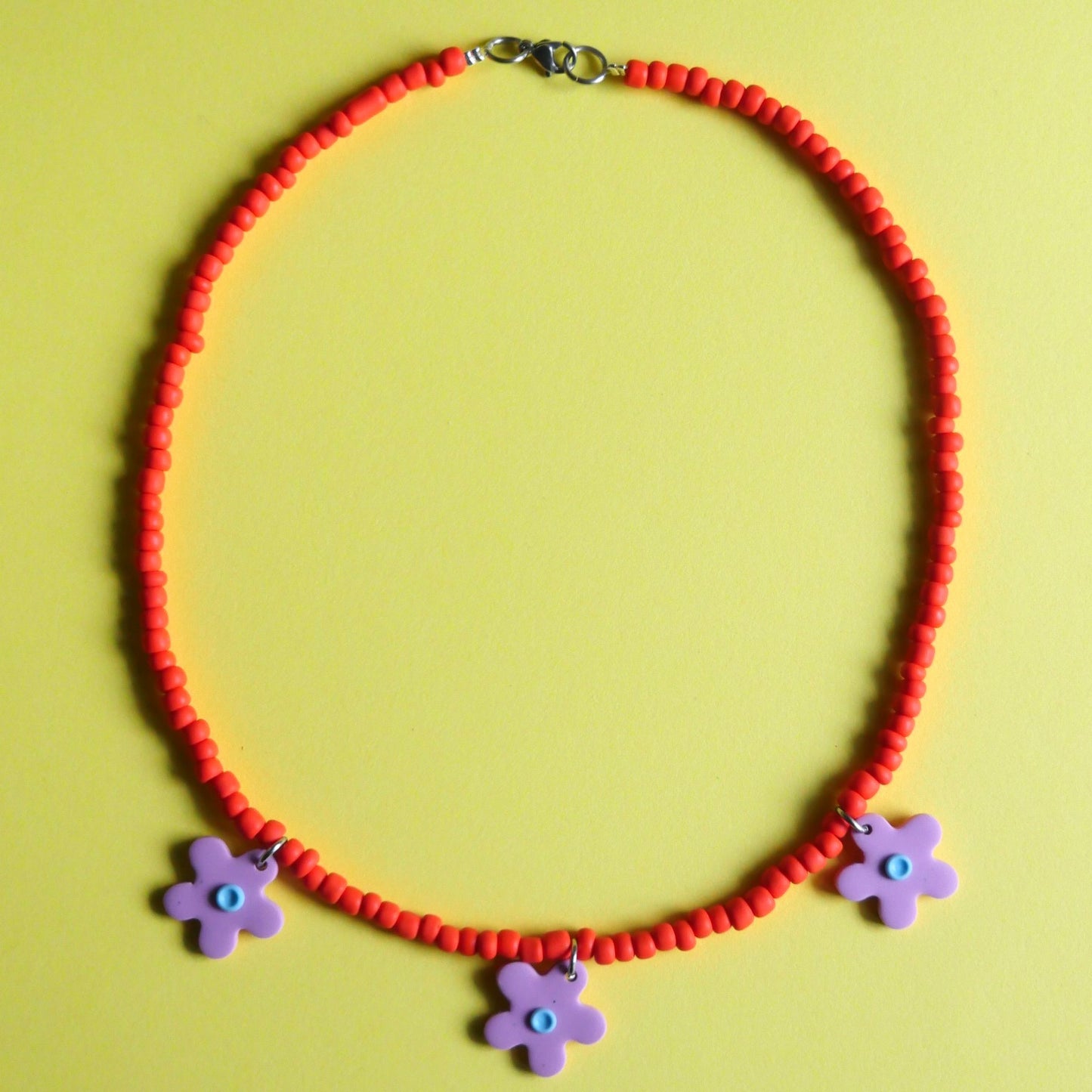 Collier en argile polymère et perles | Accessoires