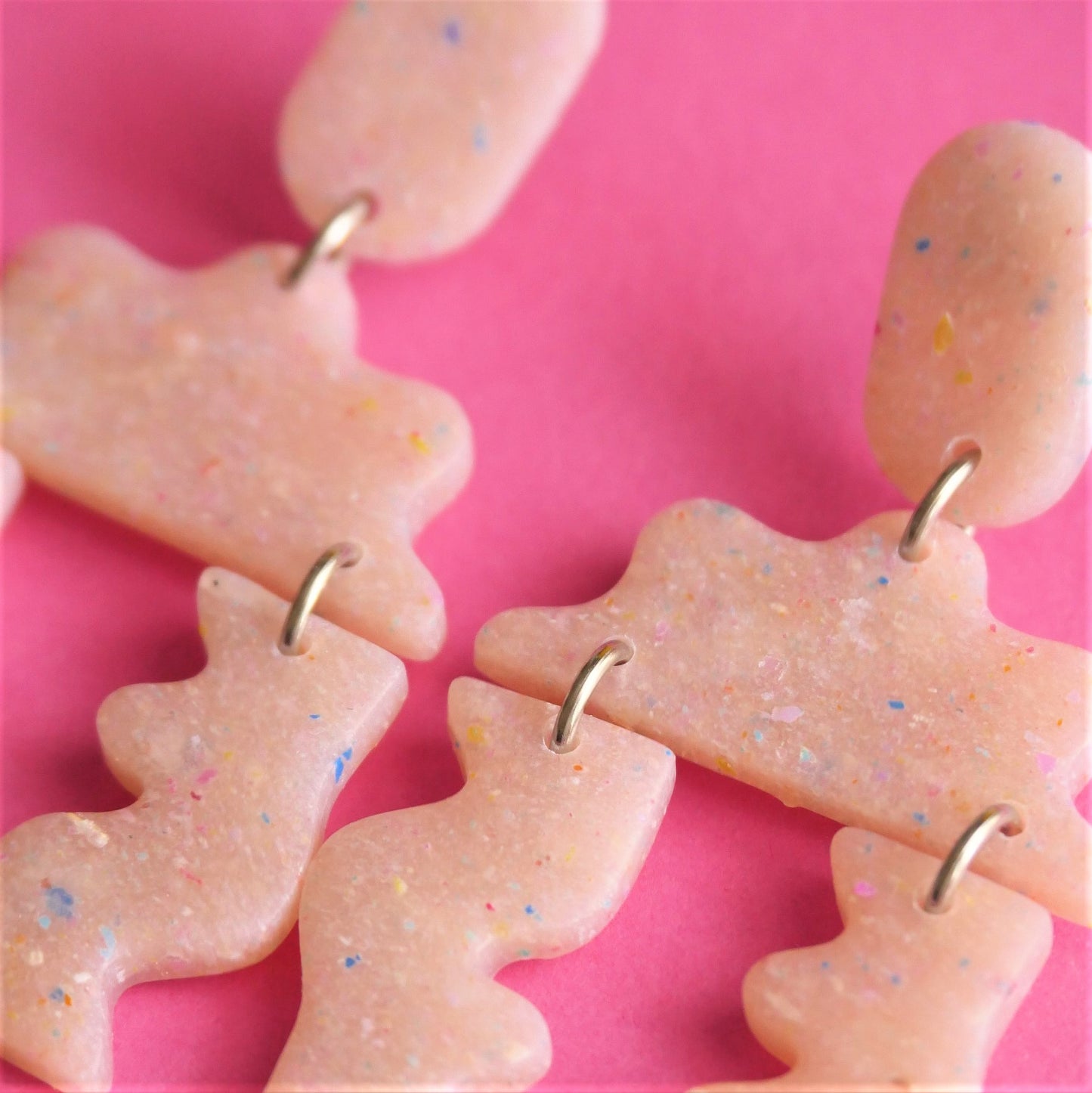 Boucles d'oreilles - Transparente confettis | SOLDES