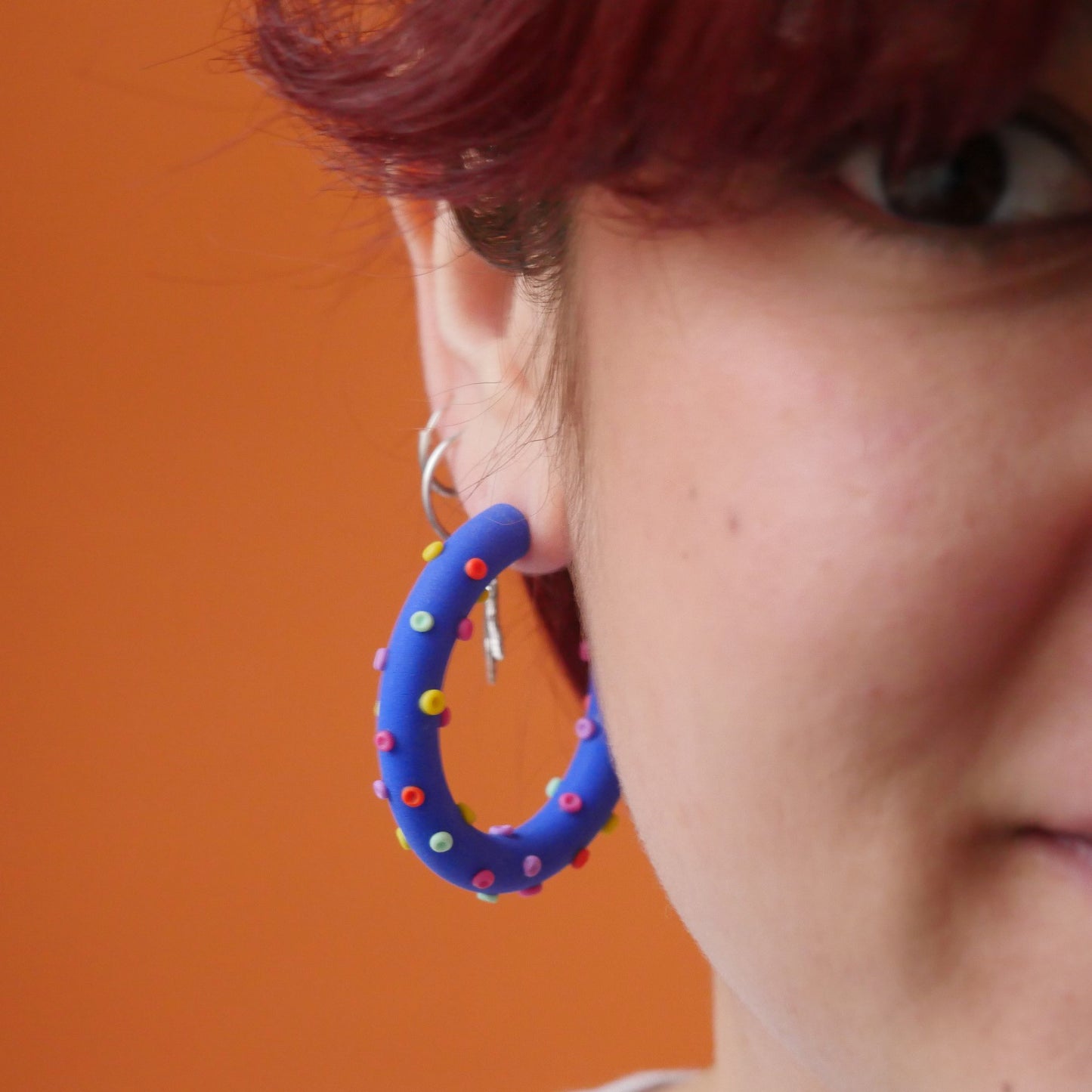 Boucles d'oreilles créole - multicolore | Collection Vickie