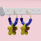 Boucles d'oreilles créoles - fleurs | Collection Vickie