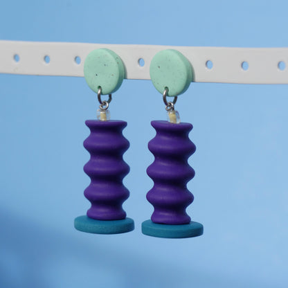 Boucles d'oreilles - Formes organiques IV