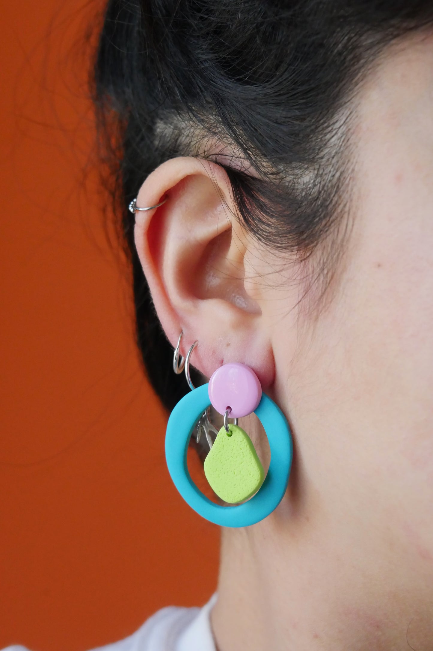 Boucles d'oreilles formes organiques | Collection Unique
