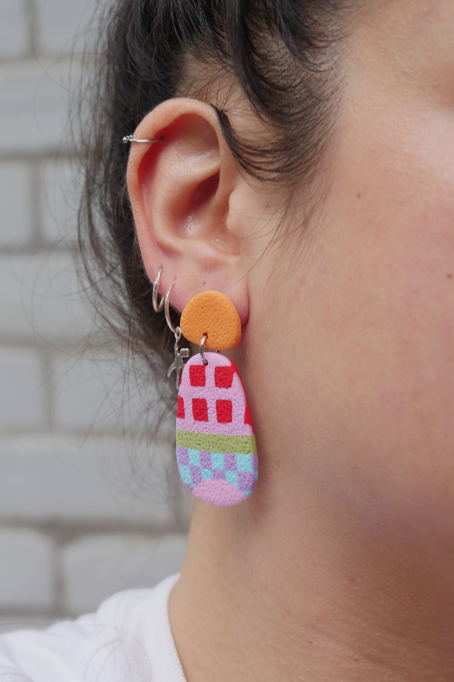 Earrings - Colorful Patchwork | Garance Collection