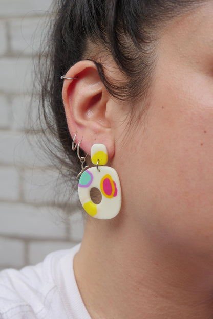 Earrings - Abstract round | Garance Collection