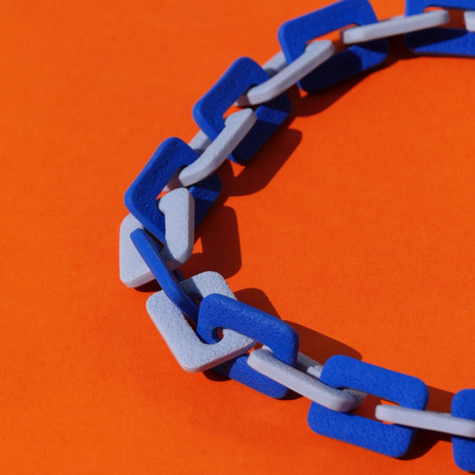 Chain necklace - blue | Doris Collection