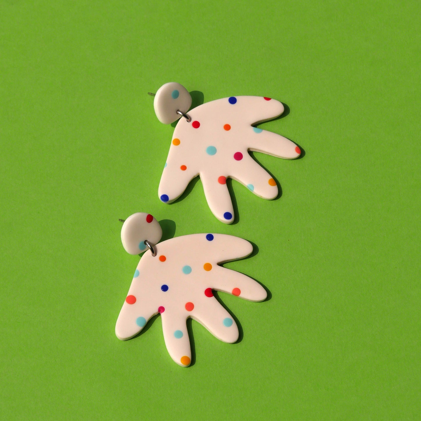 Earrings - Multicolored polka dots | Doris Collection