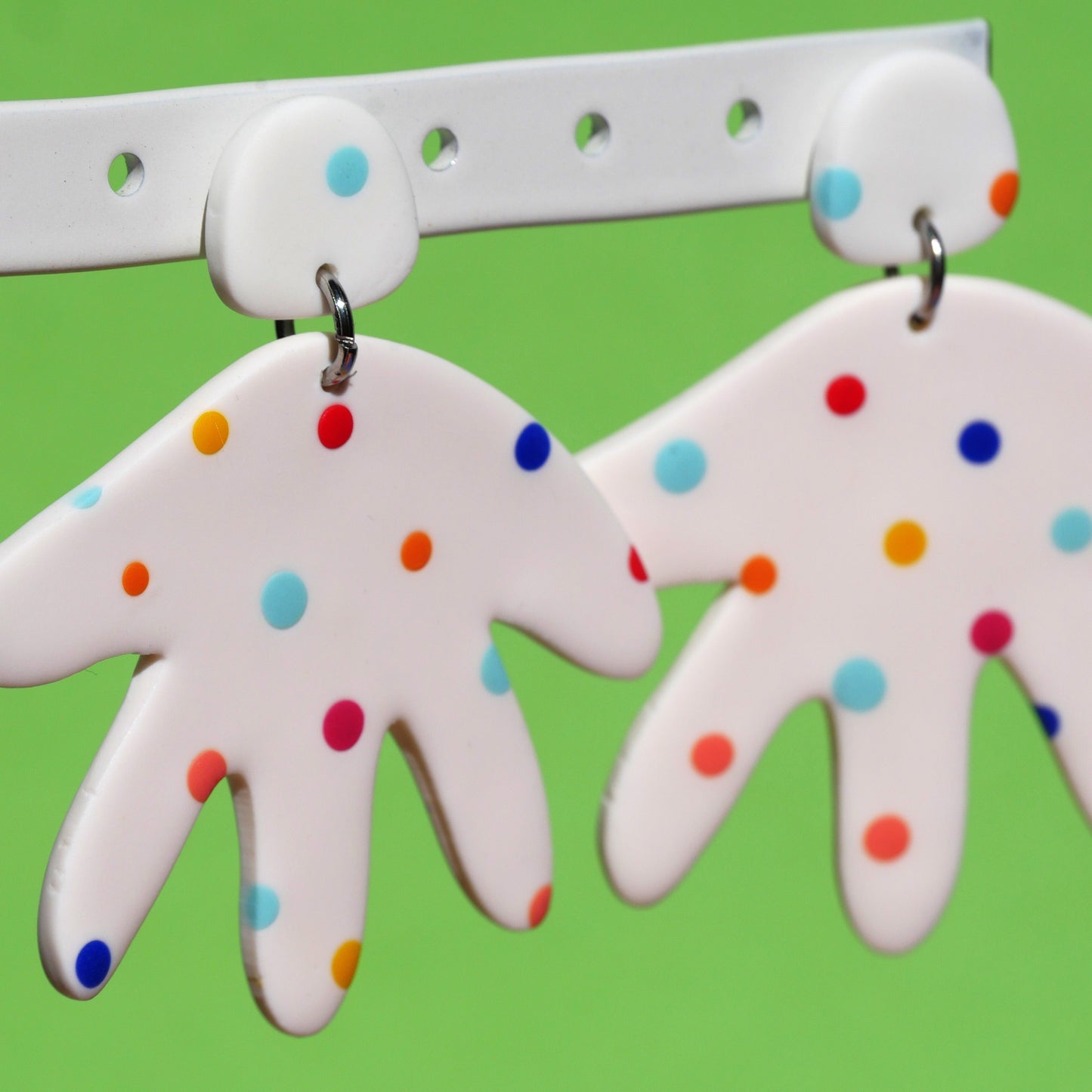 Earrings - Multicolored polka dots | Doris Collection