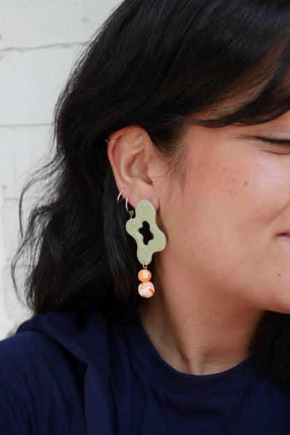 Earrings - Solar Drops &amp; Pearls | Doris Collection