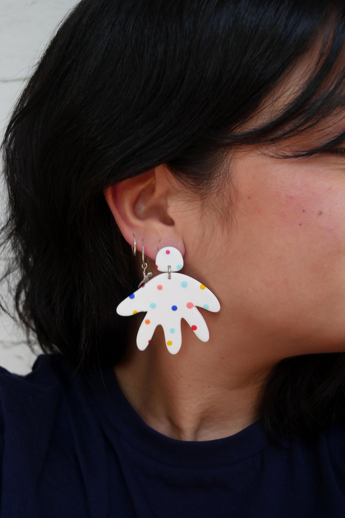 Earrings - Multicolored polka dots | Doris Collection