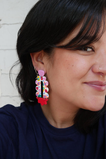 Boucles d'oreilles - Kaleidoscope festif | Collection Doris