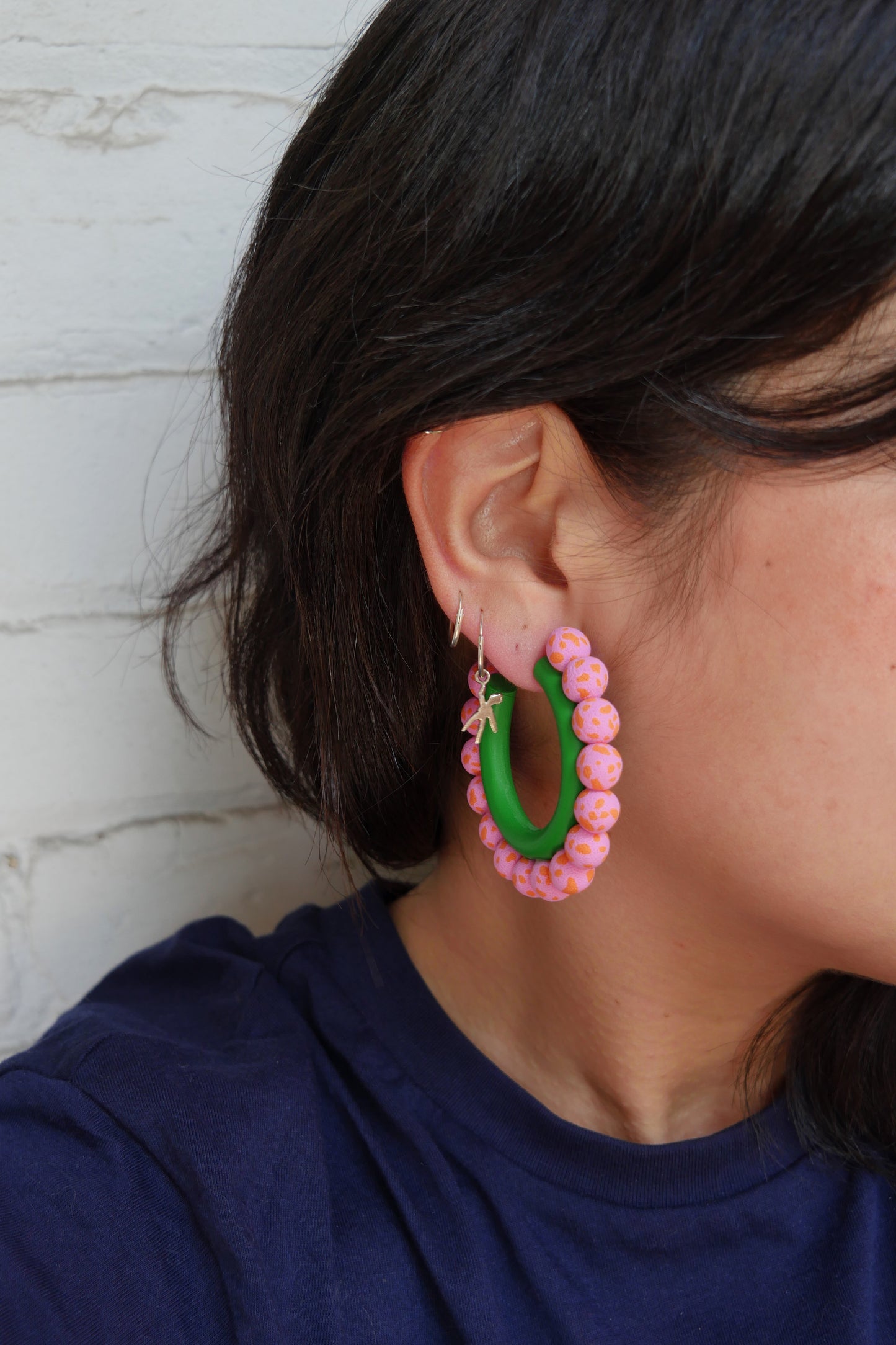 Earrings - Bubblegum Hoops | Doris Collection