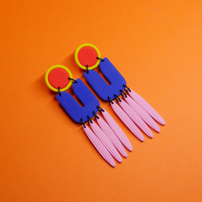 Boucles d'oreilles - Colorblock | Collection Gabie