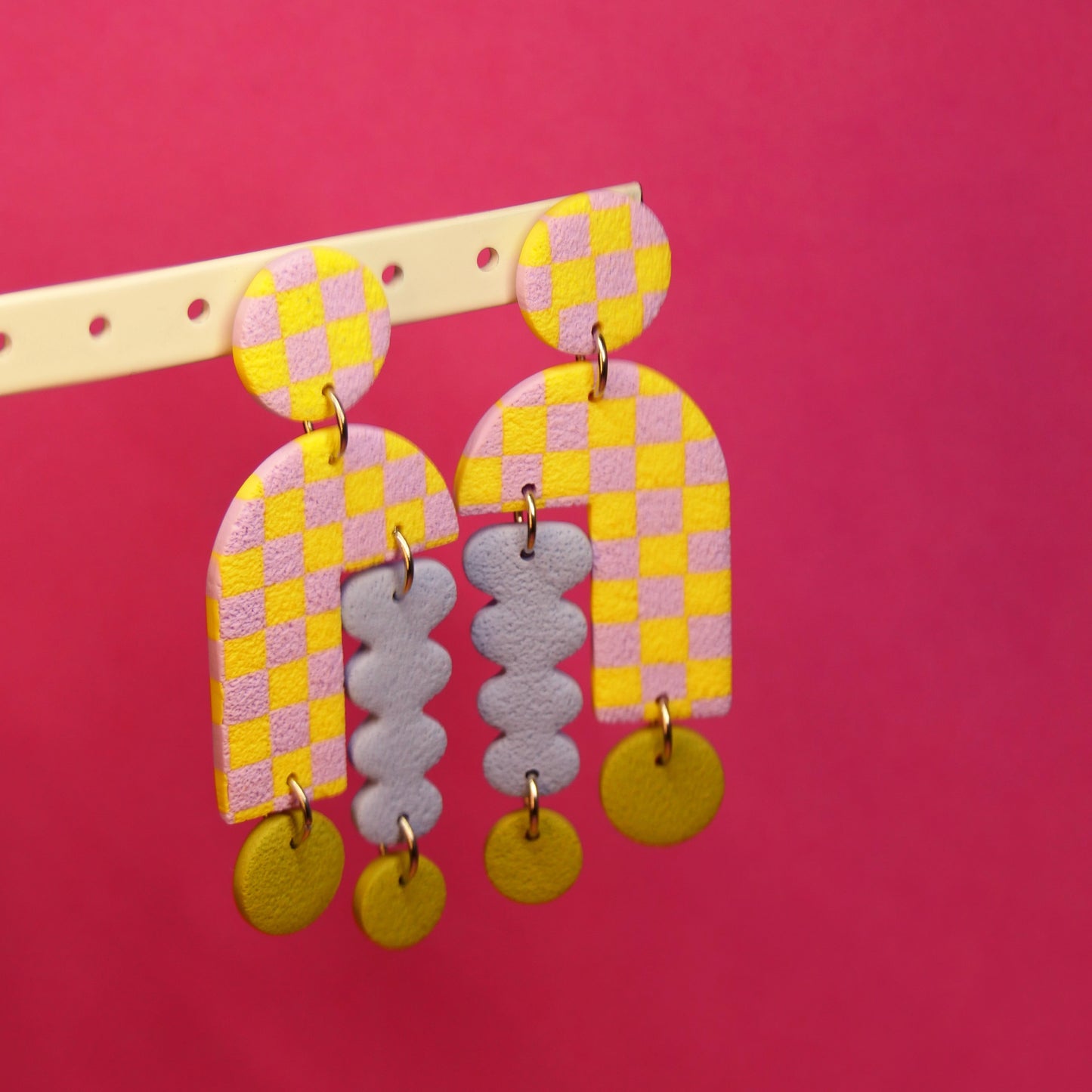 Boucles d'oreilles - Limonade | Collection Gabie