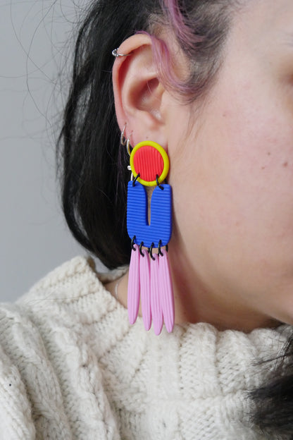 Boucles d'oreilles - Colorblock | Collection Gabie