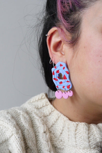 Boucles d'oreilles - Labyrinthe Pop | Collection Gabie