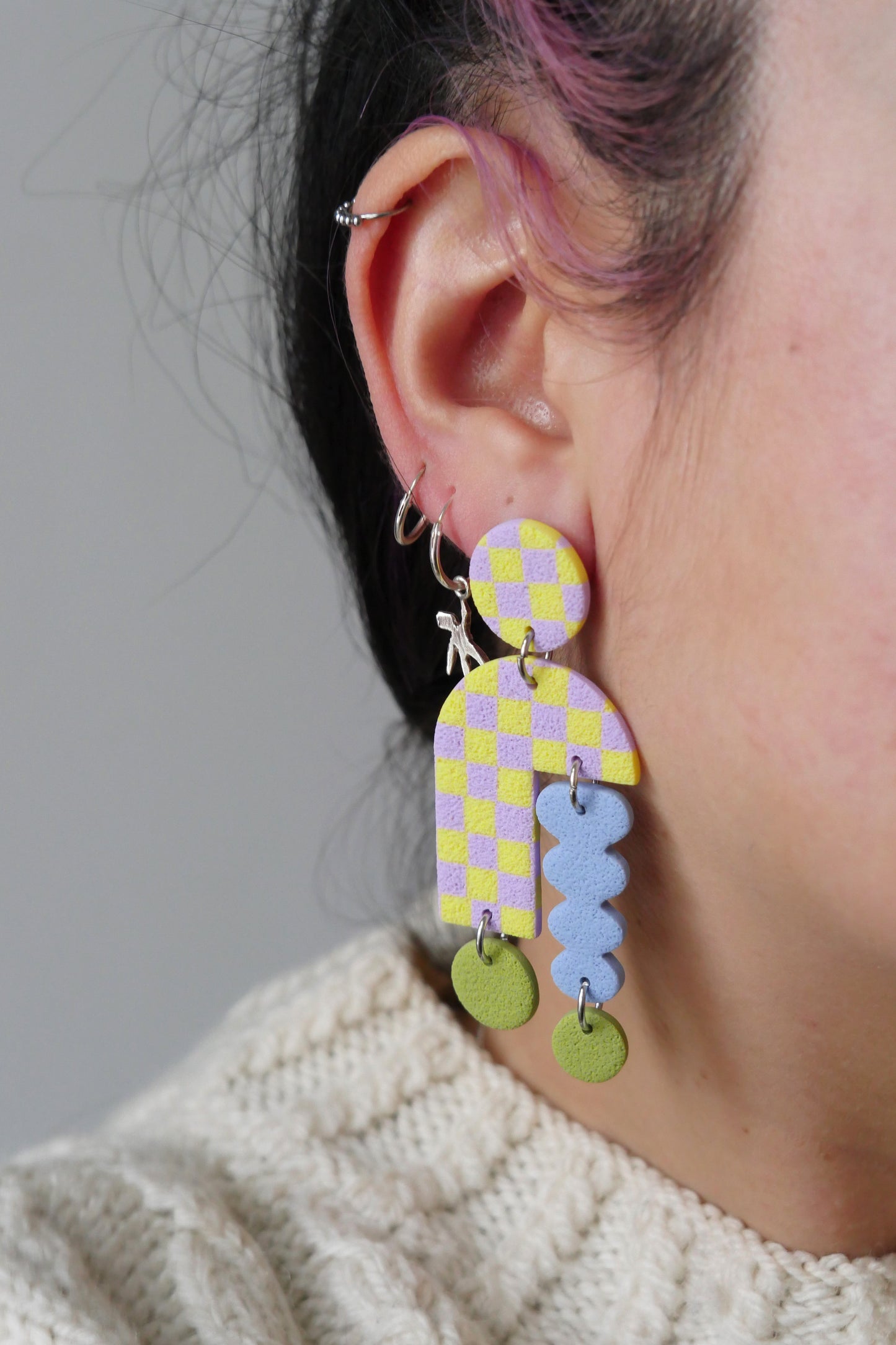 Boucles d'oreilles - Limonade | Collection Gabie