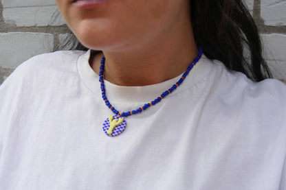 Collier petit homard argile polymère | Collection Berta