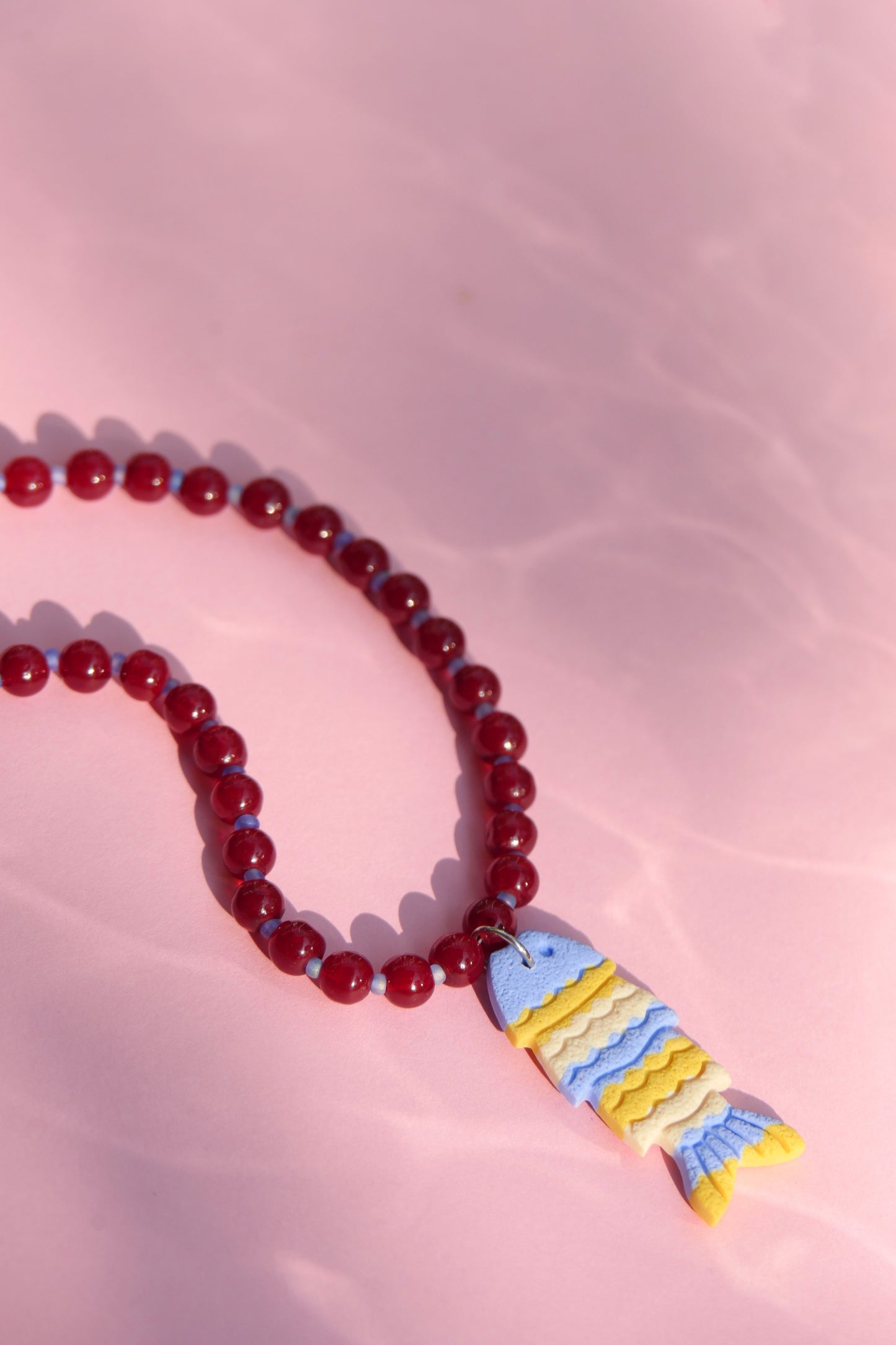 Collier poisson argile polymère | Collection Berta
